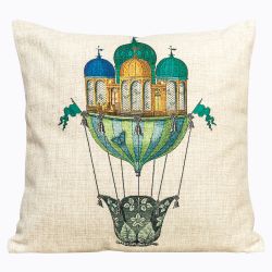 Интерьерная подушка «Монгольфьер», версия 6