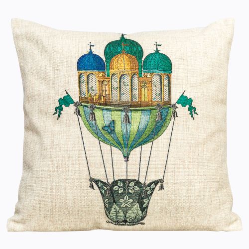 Интерьерная подушка «Монгольфьер», версия 6