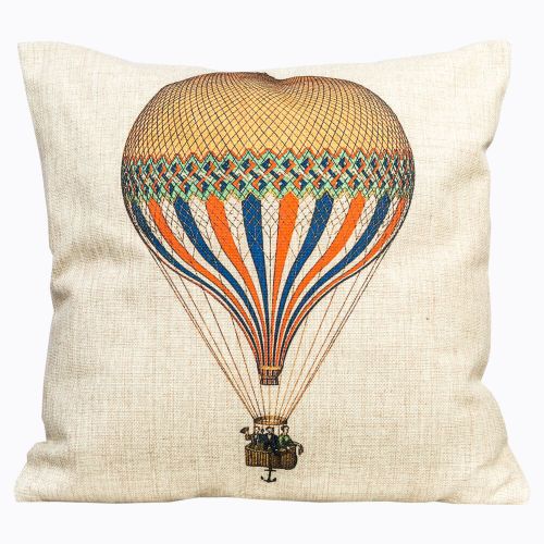 Интерьерная подушка «Монгольфьер», версия 8