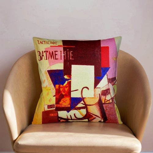 Арт-подушка «Композиция с Джокондой»