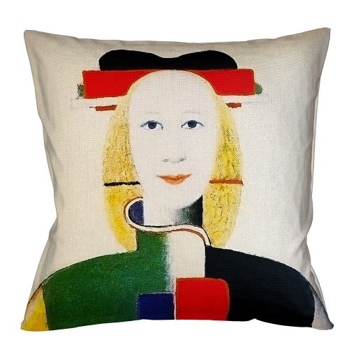 Арт-подушка «Девушка с гребнем в волосах»