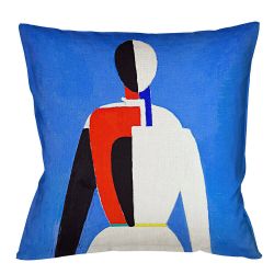 Арт-подушка «Женщина с граблями»