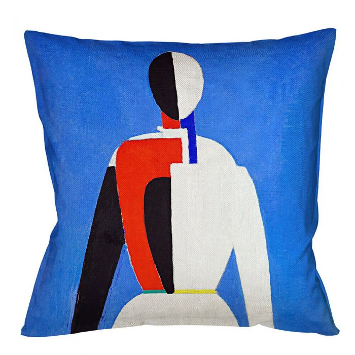 Арт-подушка «Женщина с граблями»