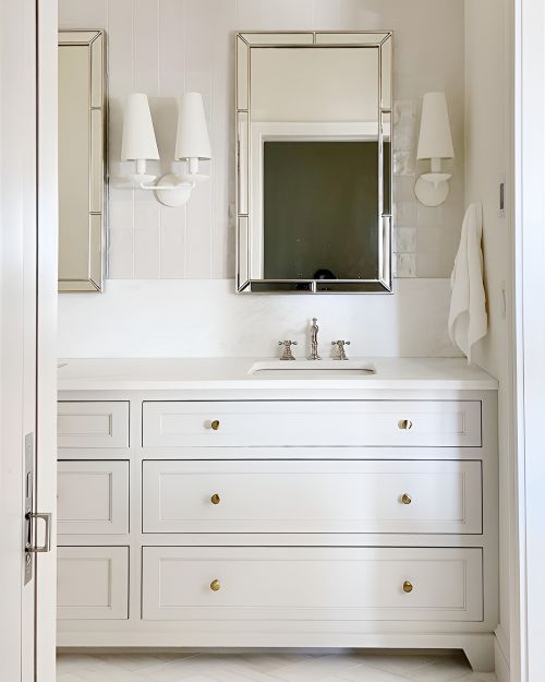 Зеркало в серебряной раме &quot;Эвин&quot;