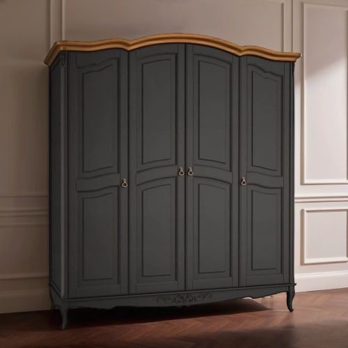 Шкаф 4 двери W804BL