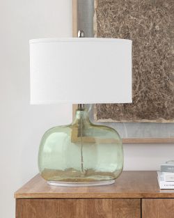 Бирюзовая настольная лампа “Зельда”