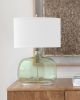 Бирюзовая настольная лампа “Зельда”