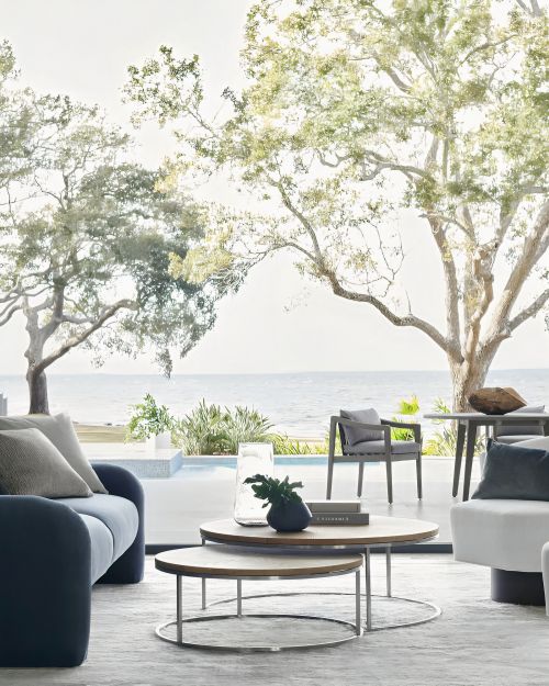 Комплект кофейных столов из дуба “Фитц”