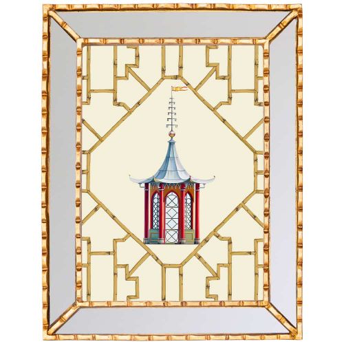 Картина в раме «Мечты о Поднебесной» версия 2