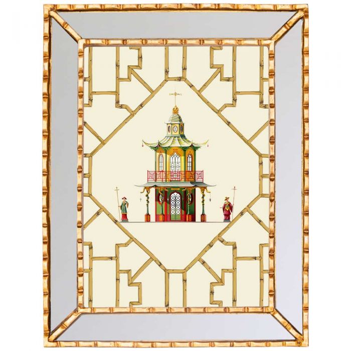 Картина в раме «Мечты о Поднебесной» версия 3