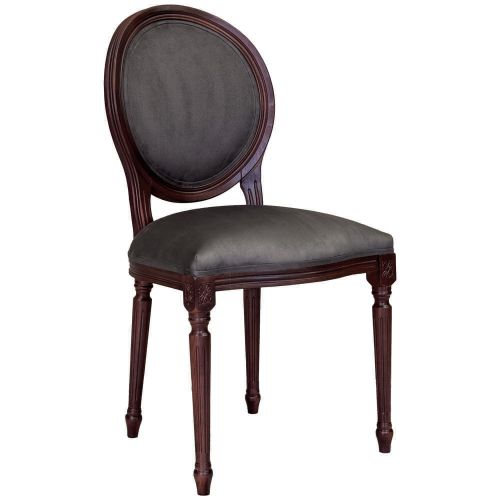 Стул МЕДАЛЬОН FRENCH ANTHRANCITE, красное дерево