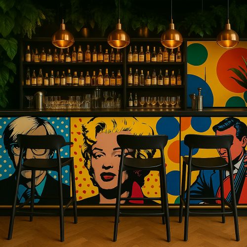 Стул полубарный Forma, чёрный