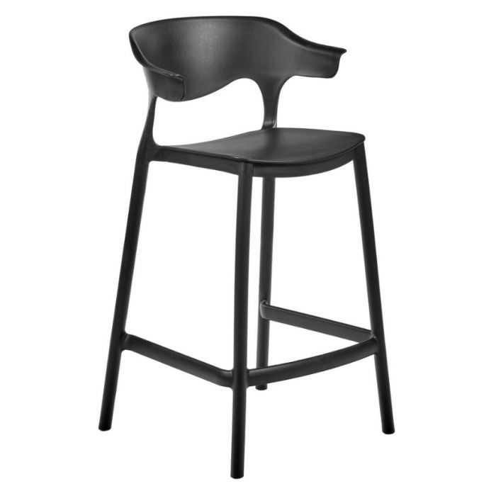 Стул полубарный Forma, чёрный