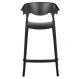 Стул полубарный Forma, чёрный