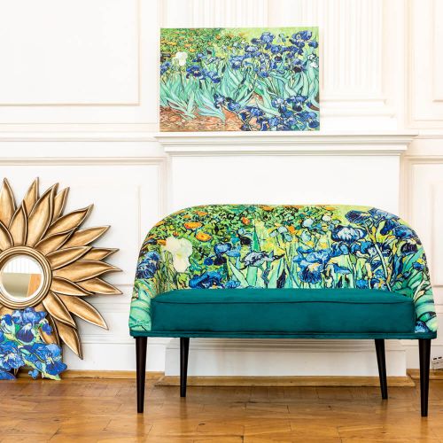 Картина «Ирисы» (холст, галерейная натяжка)