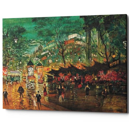 Картина «Площадь Мадлен» (холст, галерейная натяжка