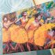 Картина «Четыре балерины» (холст, галерейная натяжка)