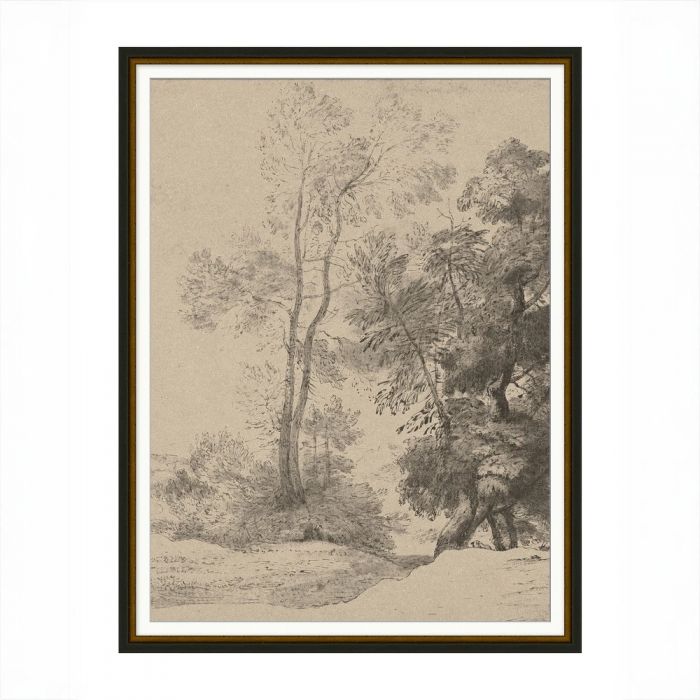 Постер в винтажном стиле “Pastoral Sketch”