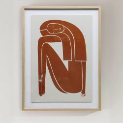 Интерьерный постер “Figure Brown”