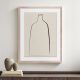 Постер “Minimal Vase” с дубовой рамой