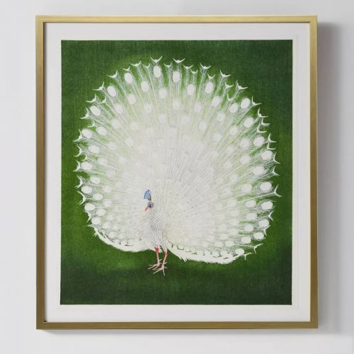 Интерьерный постер “White Peacock”