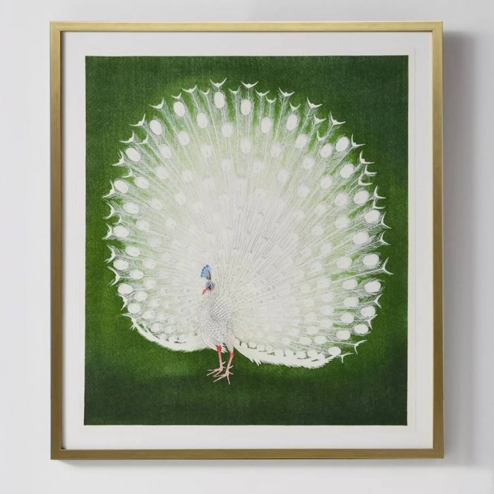 Интерьерный постер “White Peacock”