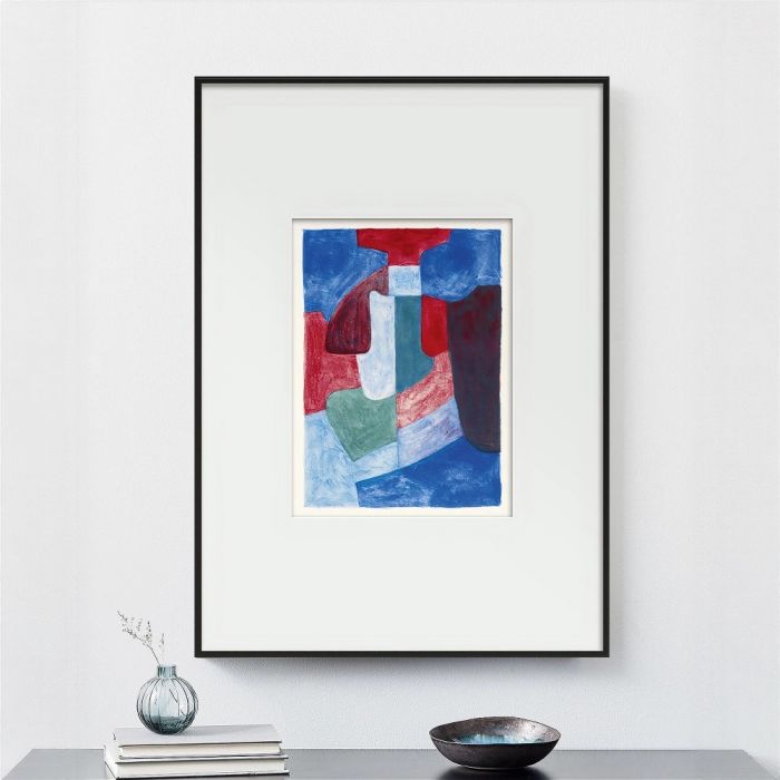 Интерьерное жикле “Bleue, verte et rouge”