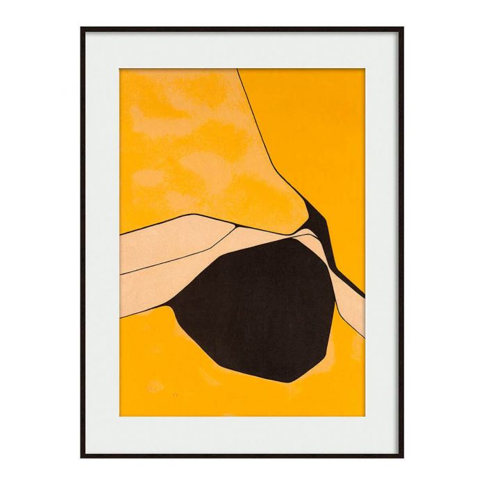 Интерьерный постер “Orange et noir”