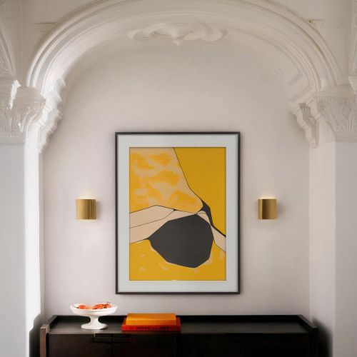 Интерьерный постер “Orange et noir”