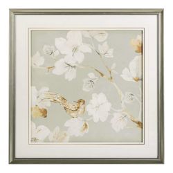 Постер в раме “Birds and flowers – II”