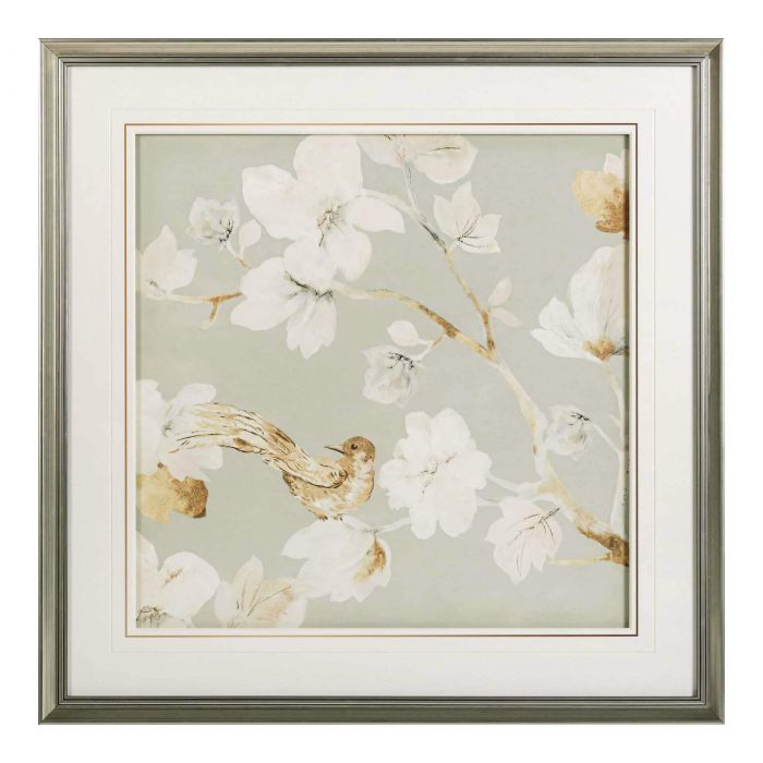 Постер в раме “Birds and flowers – II”