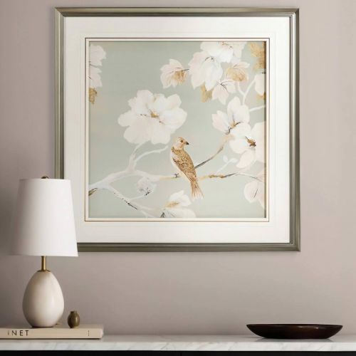 Постер в раме “Birds and flowers – I”