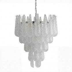 Серебристый подвесной светильник “Поуль”