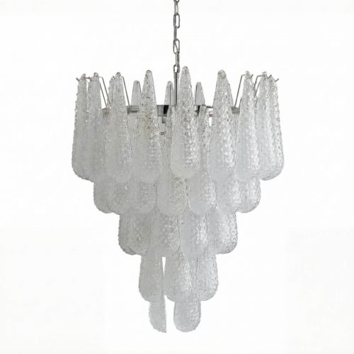 Серебристый подвесной светильник “Поуль”