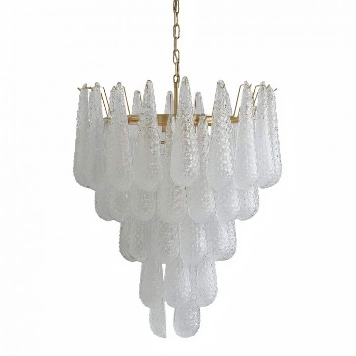 Золотой подвесной светильник “Поуль”