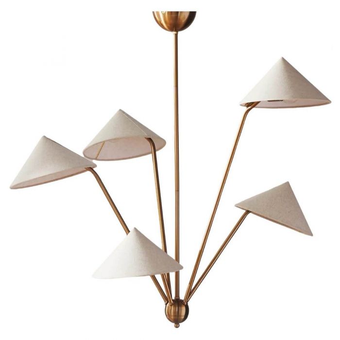Люстра с пятью лампами “Мантис”