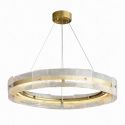 Золотая круглая люстра “Берген”