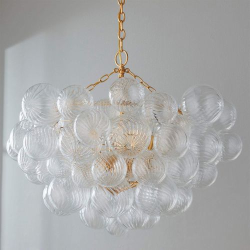 Большая стеклянная люстра “Алисия” [L]