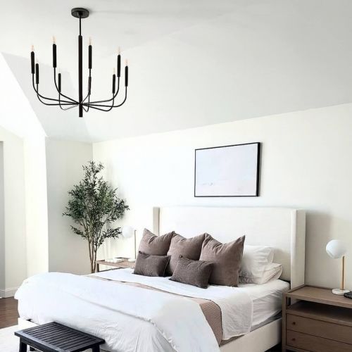 Чёрная люстра “Уорвик”