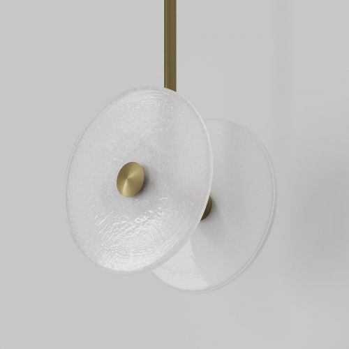 Золотой подвесной светильник “Милфорд”