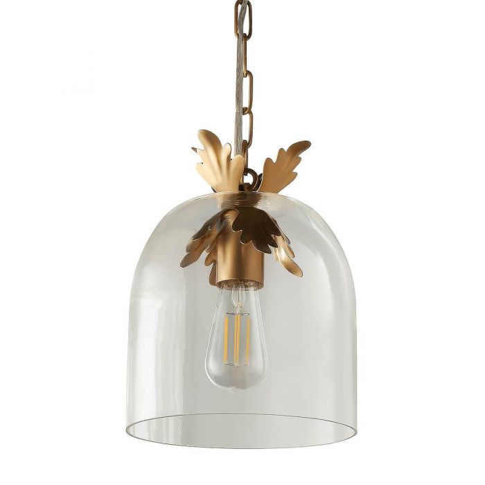 Золотой подвесной светильник “Акант”