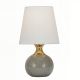 Настольная лампа “Бенсон” с серым керамическим основанием