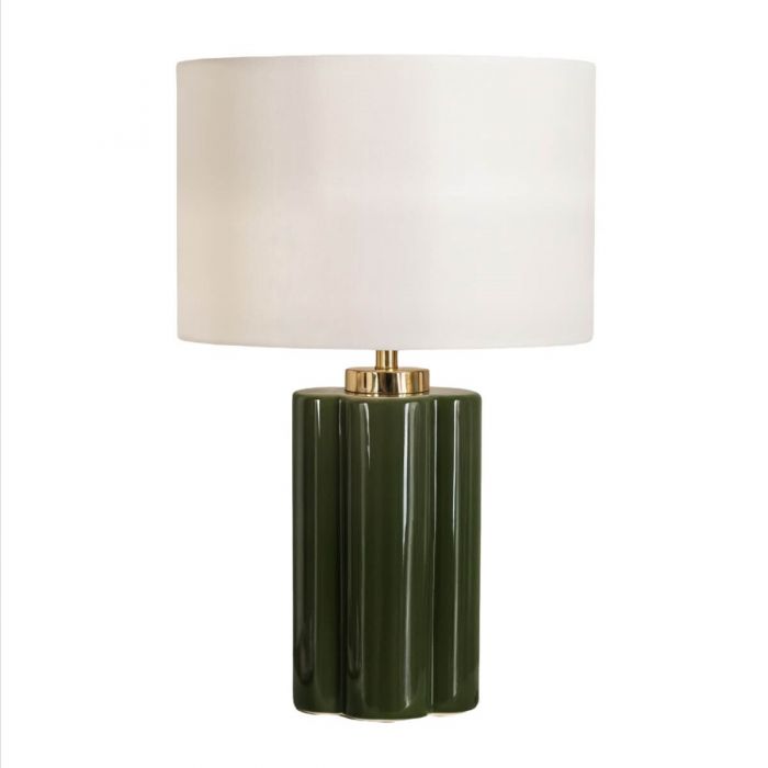 Зелёная настольная лампа “Туоми”