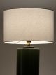 Зелёная настольная лампа “Туоми”