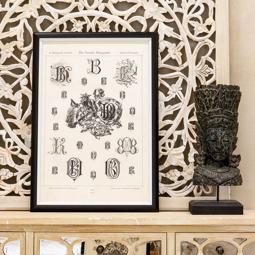 Арт-постер «Монограмма 5»