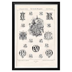 Арт-постер «Монограмма 8»