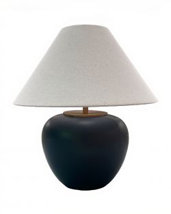 Черная настольная лампа “Ноэл”