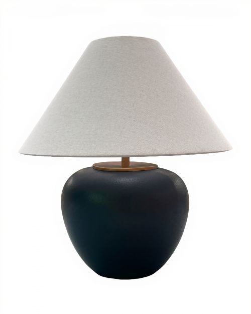 Черная настольная лампа “Ноэл”