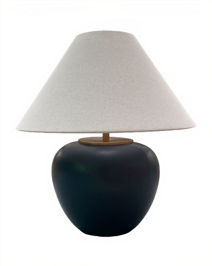 Черная настольная лампа “Ноэл”