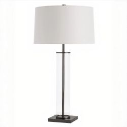 Черная настольная лампа “Томас”